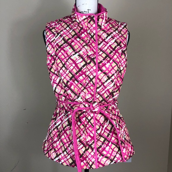 Lilly Pulitzer Jackets & Blazers - Lilly Pulitzer Quilted Reversible Vest NWT L